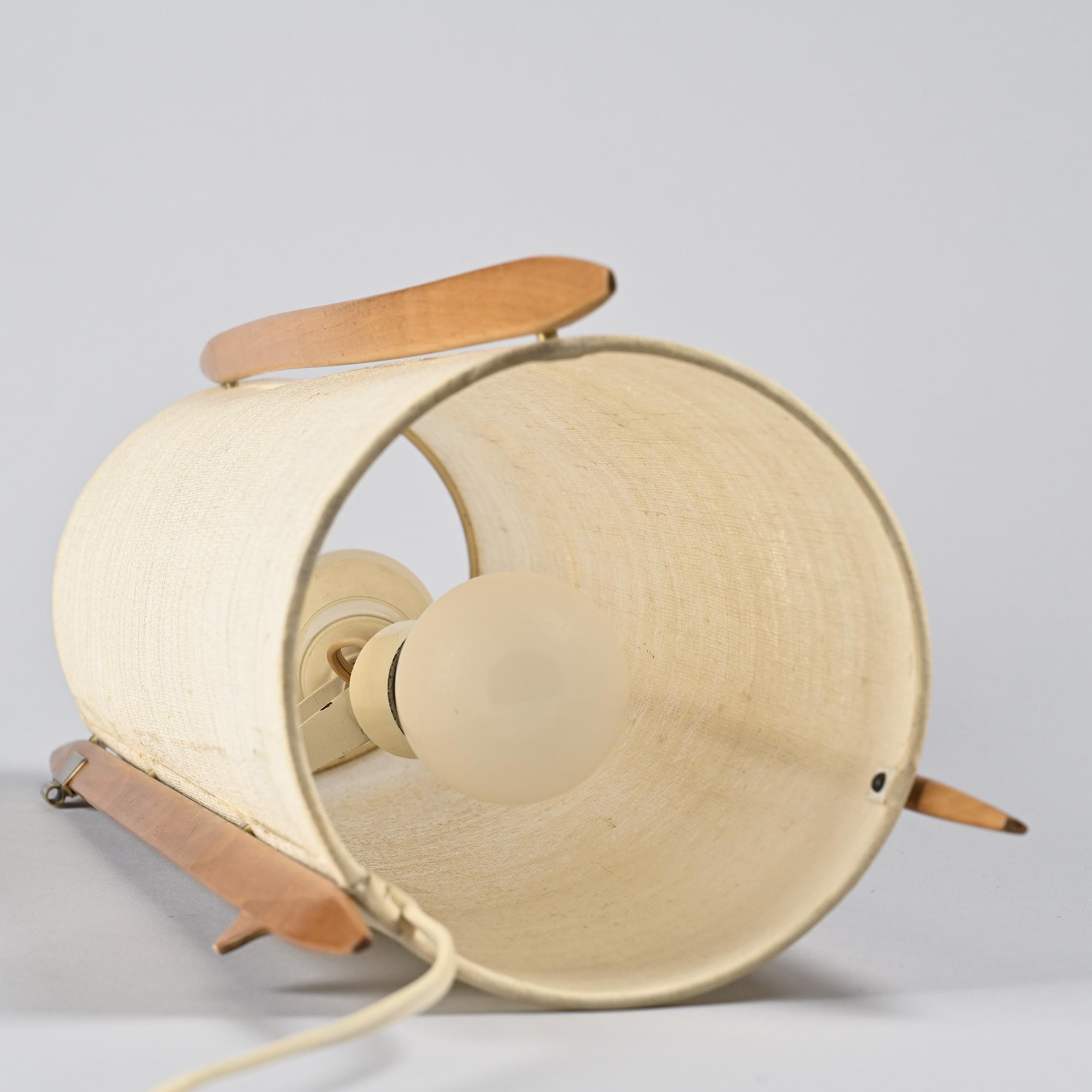 Table lamp or wall light, Temde Switzerland, circa 1960