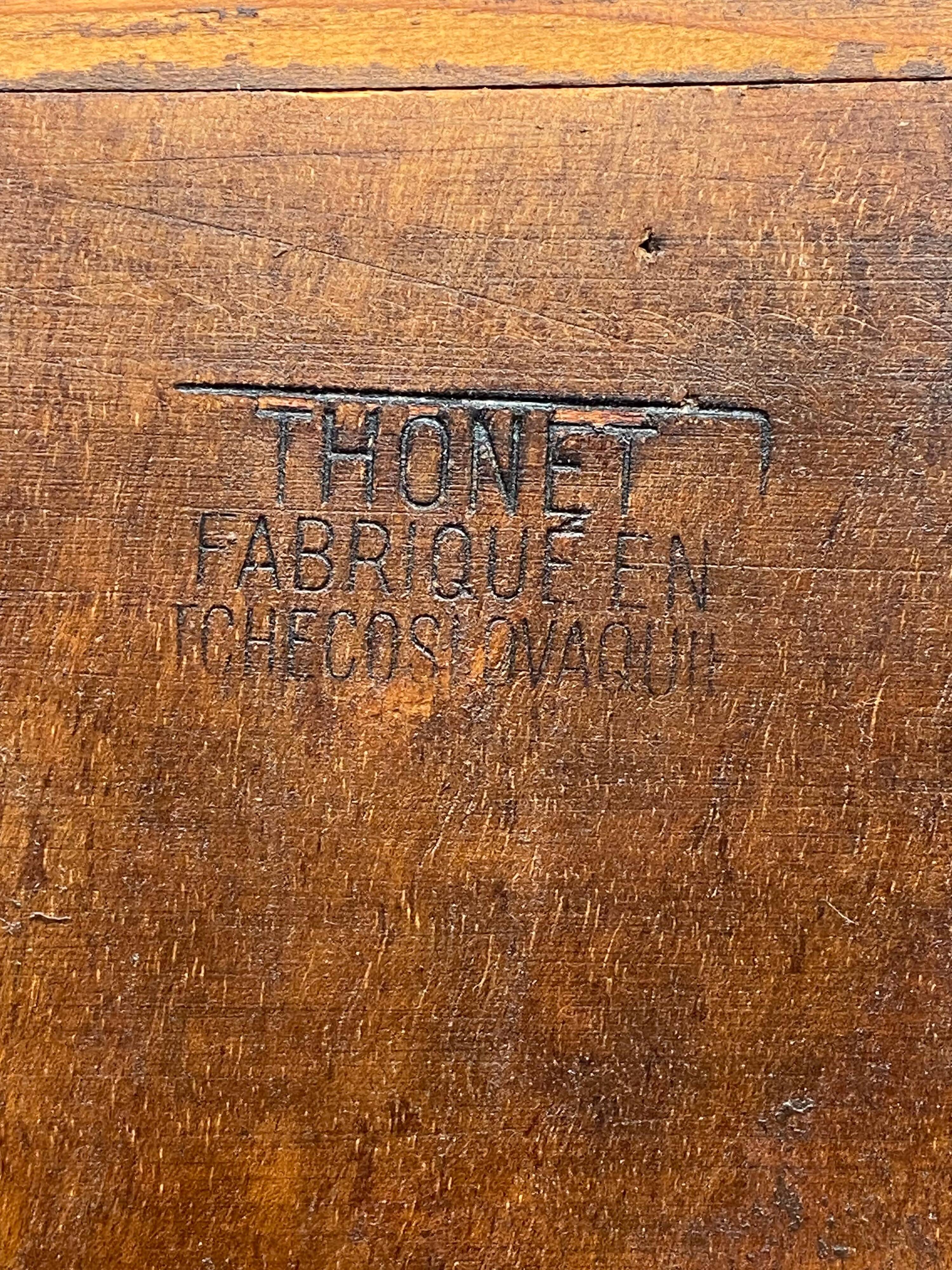 Art Deco walnut bar cabinet very rare by Thonet
