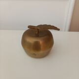Golden metal apple box