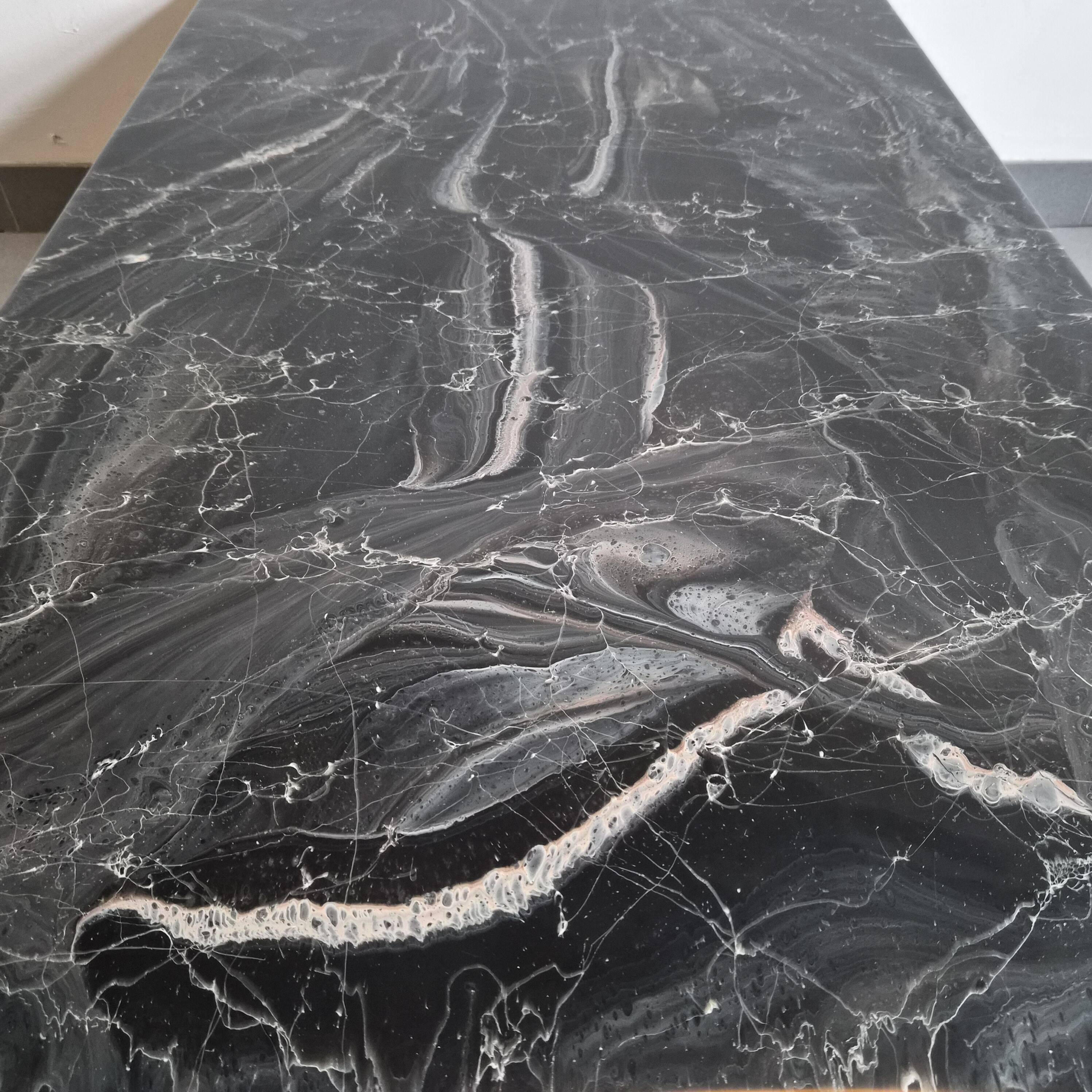 1970s vintage marble effect coffee table