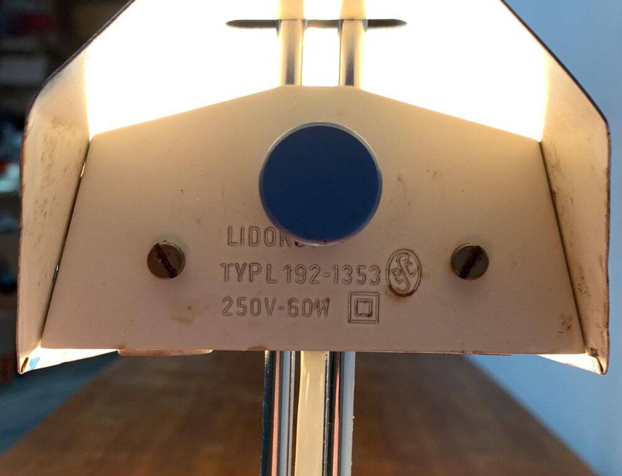 Mid-century minimalist table lamp TYP L 192-1353 by Josef Hurka for Lidokov, 1960s.