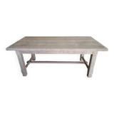 Renovated solid oak farmhouse table