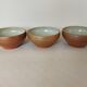 3 stoneware bowls size 2