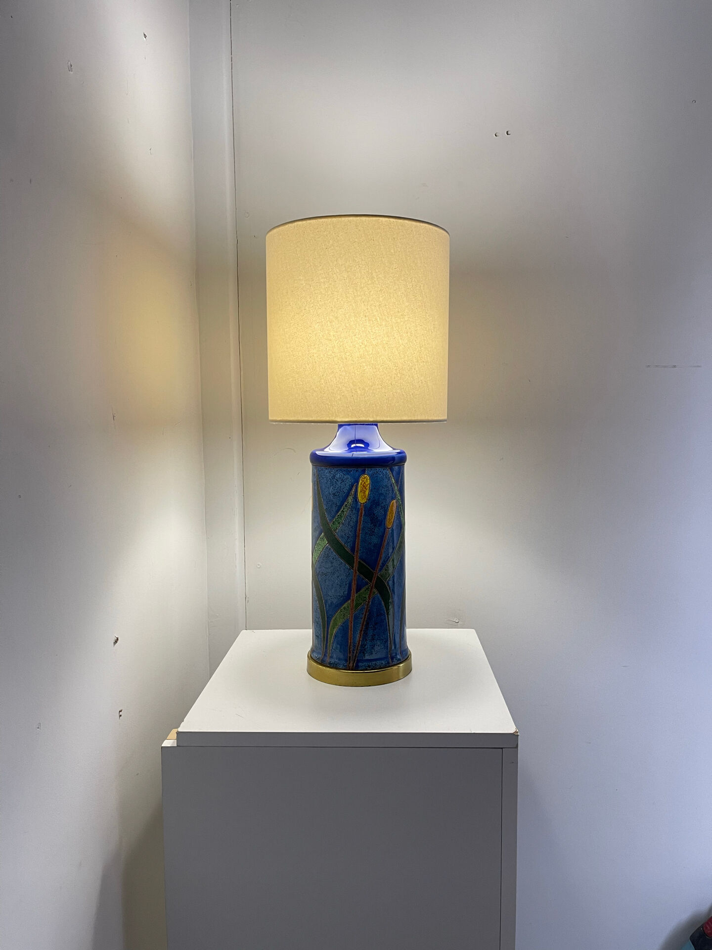 Lampe en céramique vers 1980