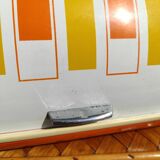 vintage orange bread hutch 70s