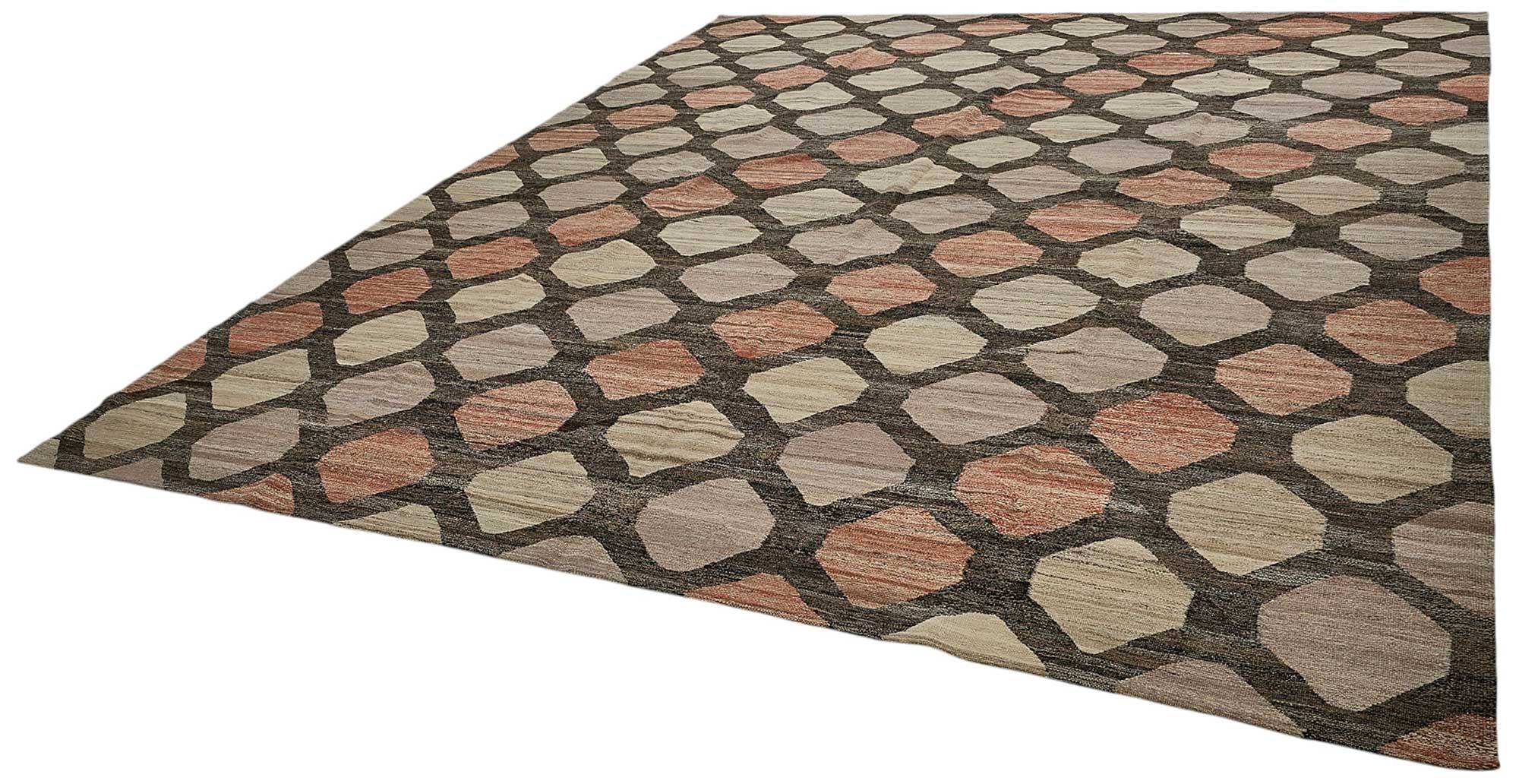 Contemporary Tribal Decorative Kilim 355 cm x 448 cm