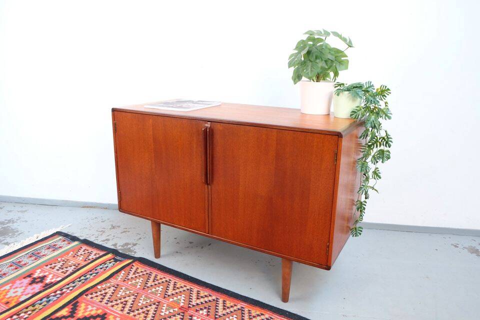 Vintage retro 1960s ASKO commode in teak, mid-century style.