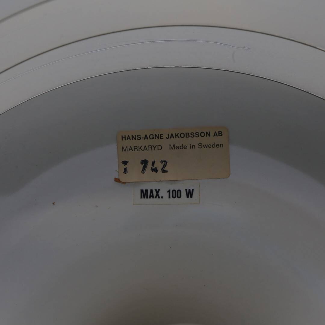 HANS-AGNE JAKOBSSON. model “T742” bronze-tinted aluminum, Markaryd, Sweden, 1970