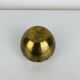 Vintage gold-plated brass candlestick, votive holder