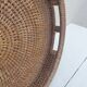 Large vintage 70s rattan top