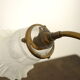 Brass lamp with glass globe