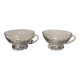 Ensemble de 2 tasses vintage