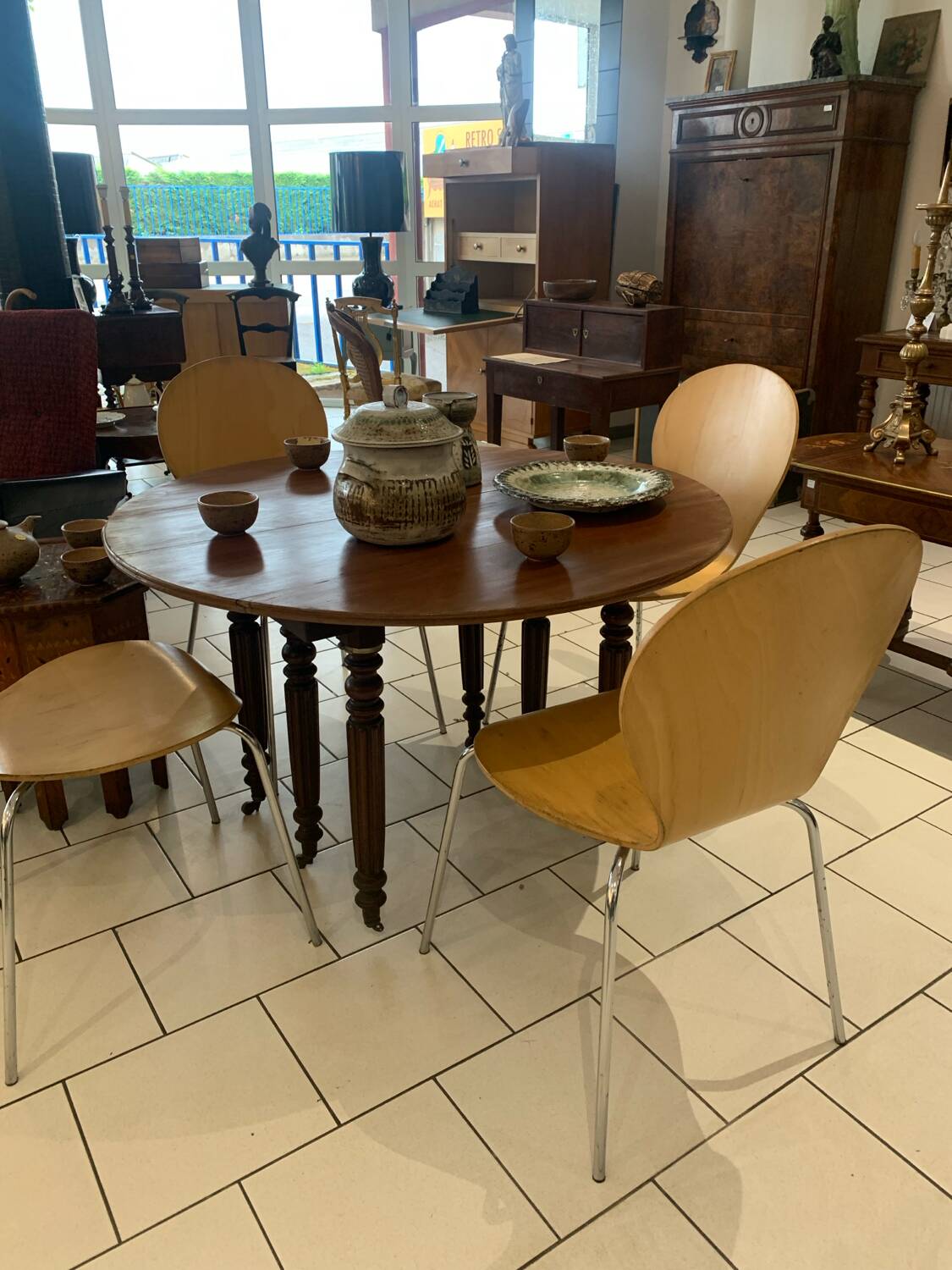 4 vintage chairs