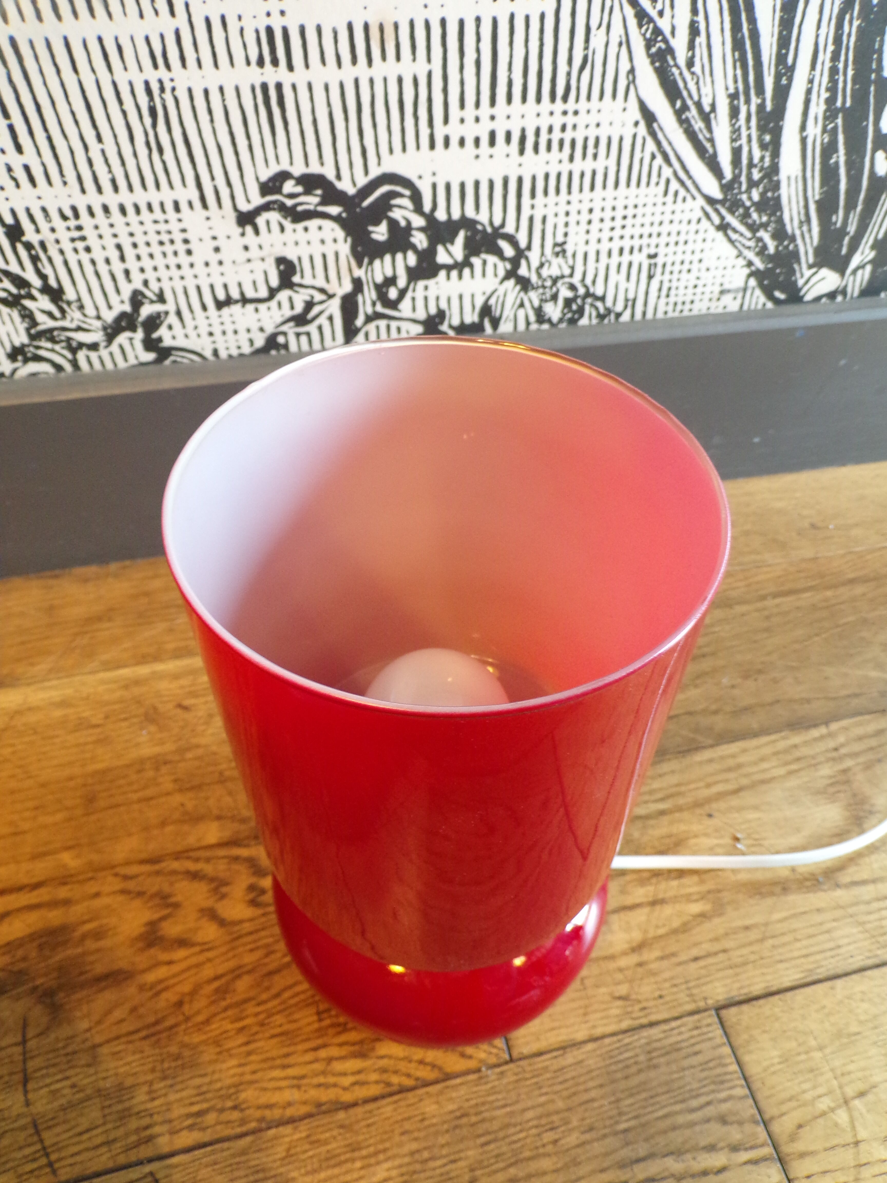 Lampe Ikea Lykta rouge