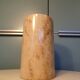 Travertine roller vase h=17cm