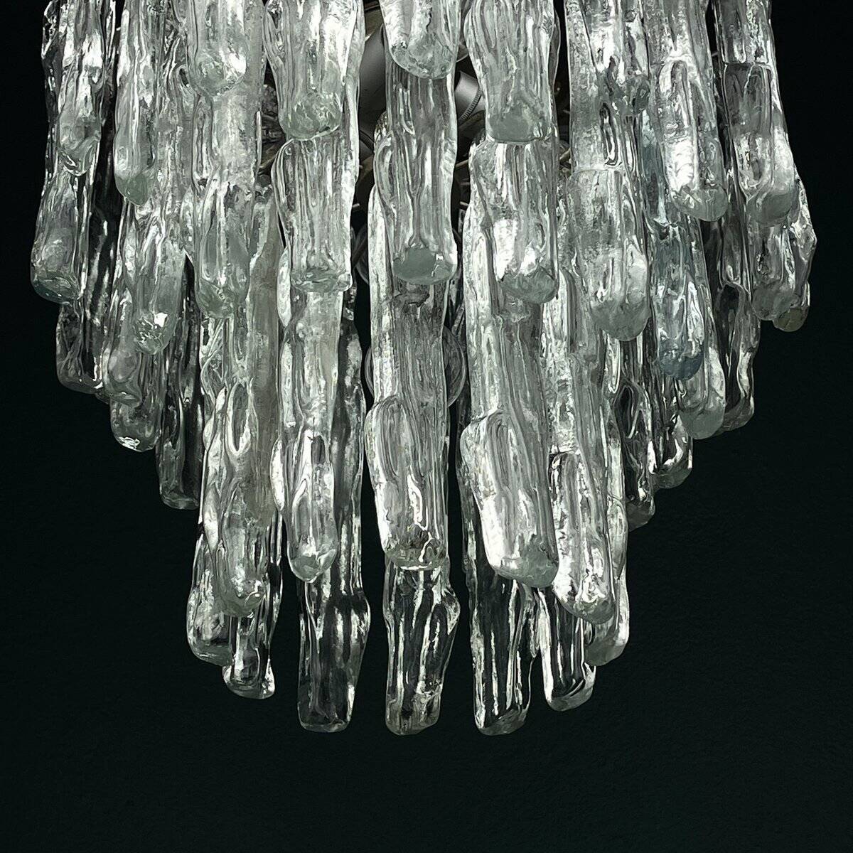 Murano glass chandelier attributed to J. Kalmar, Austria, 1960s.