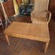 Rattan coffee table