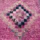 Tapis Herki kurde vintage, 142 x 80 cm