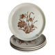 Speckled stoneware dinner plates