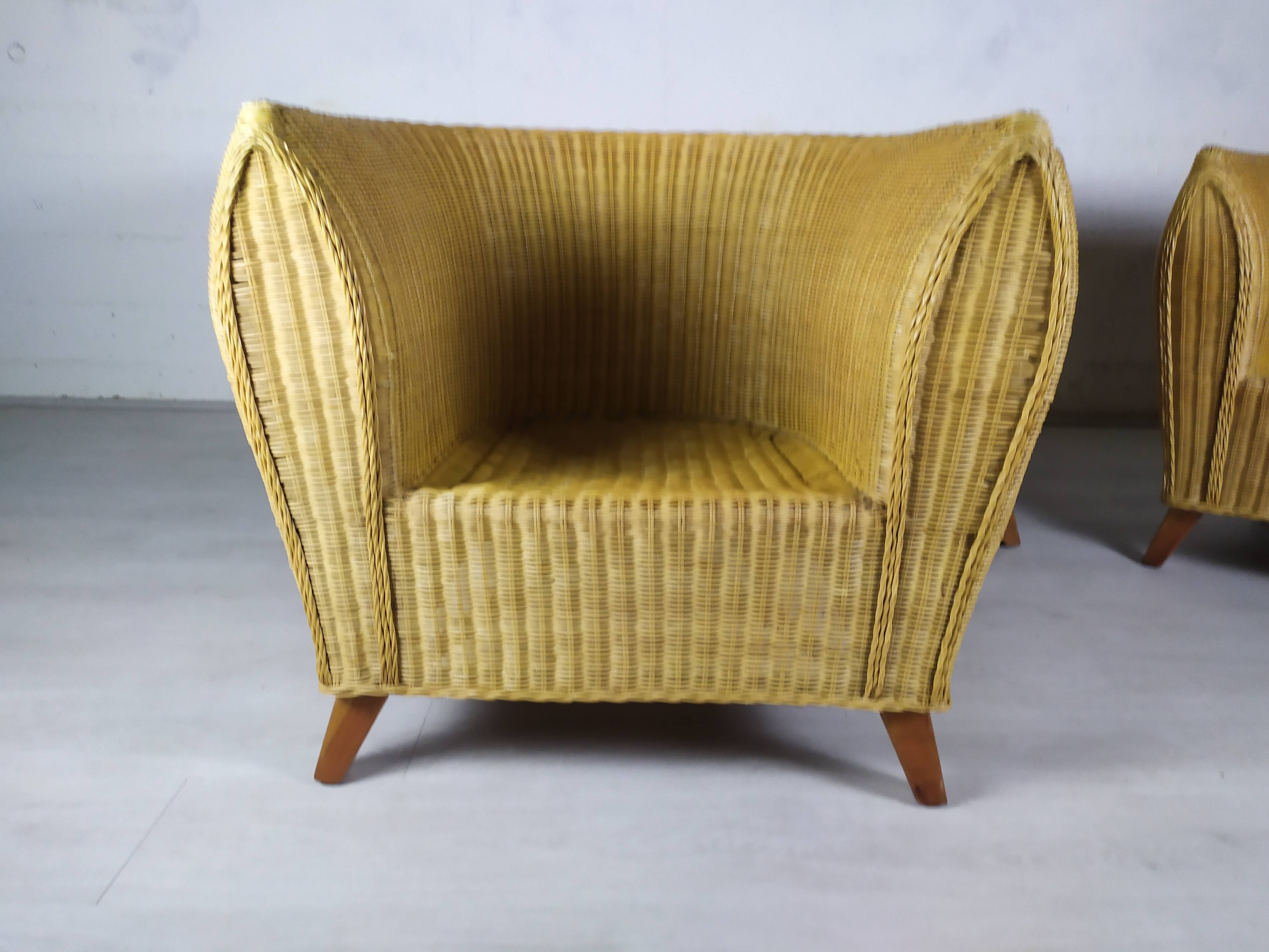 Sofa rattan armchairs