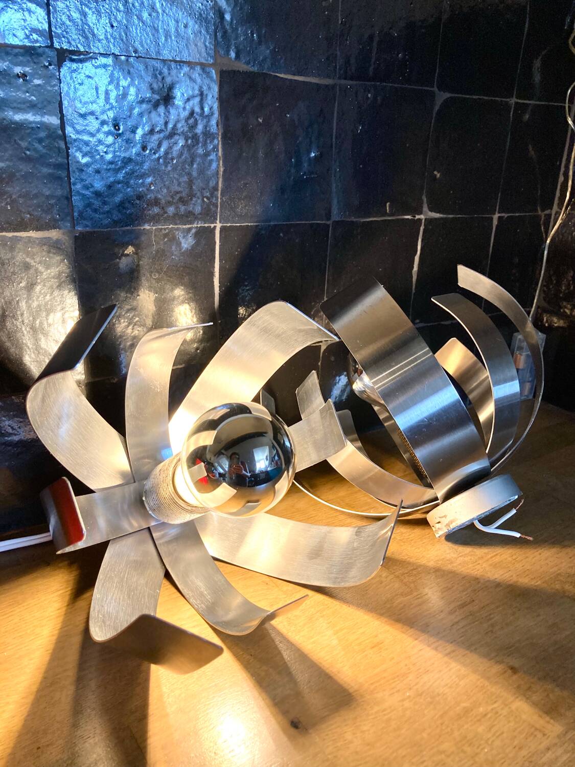 Pair of Space Age wall lights