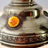 Lampe style art nouveau laiton