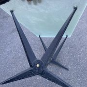 Glass coffee table
