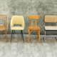 Lot de 6 chaises vintages depareillées