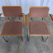 Set of 6 Vintage Cesca Chair by Bene Austria 1970s / Mid Century Chrome Din