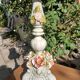 Antique lamp in Italian ceramic