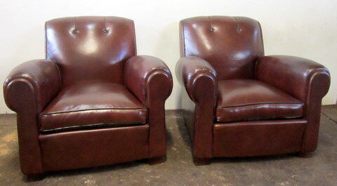 Former club armchairs