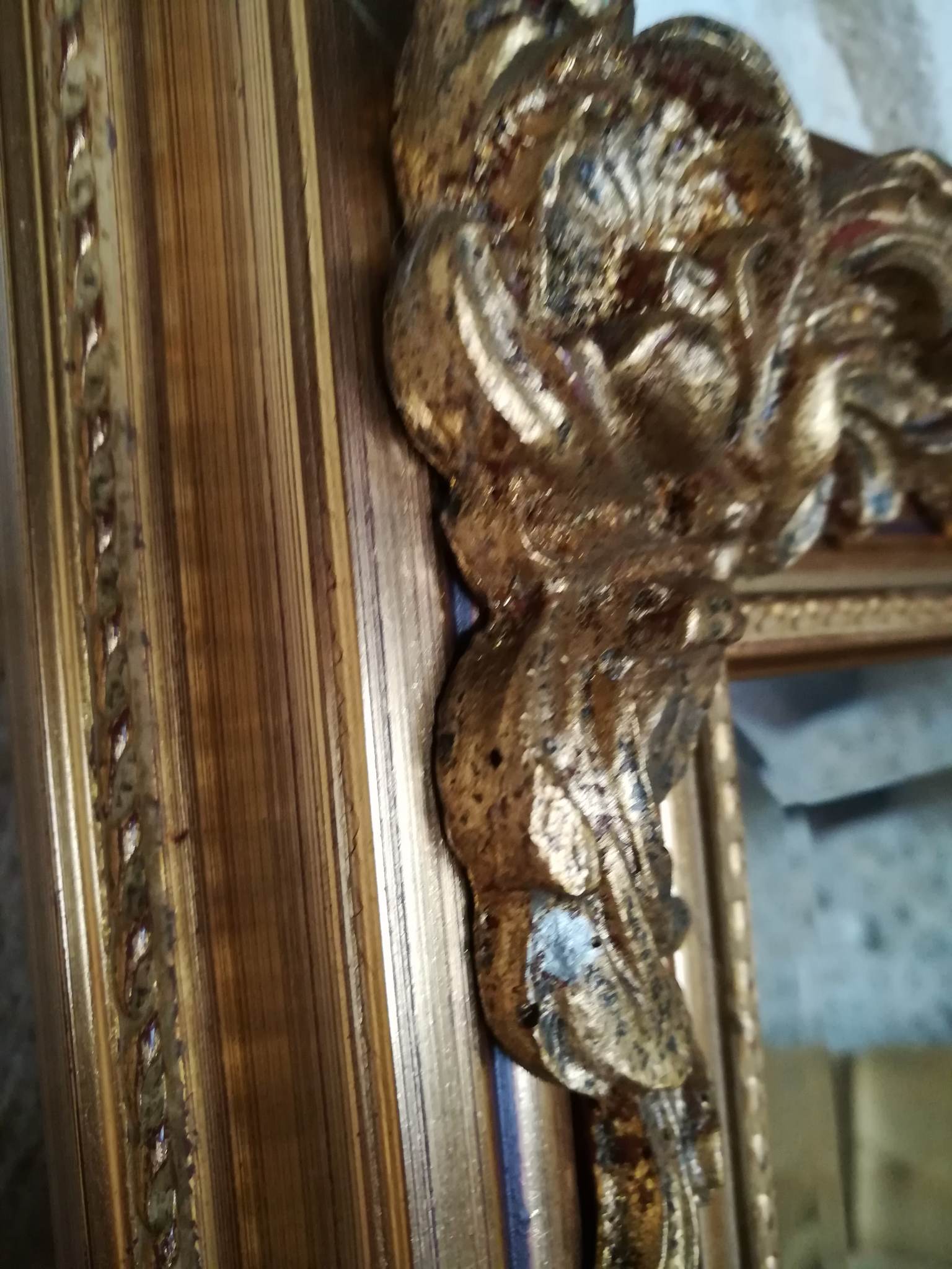 Miroir doré