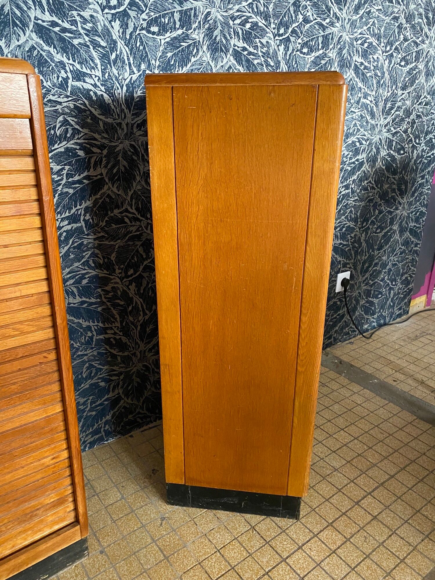 Pair of wooden binder furniture, jac edition - 1950