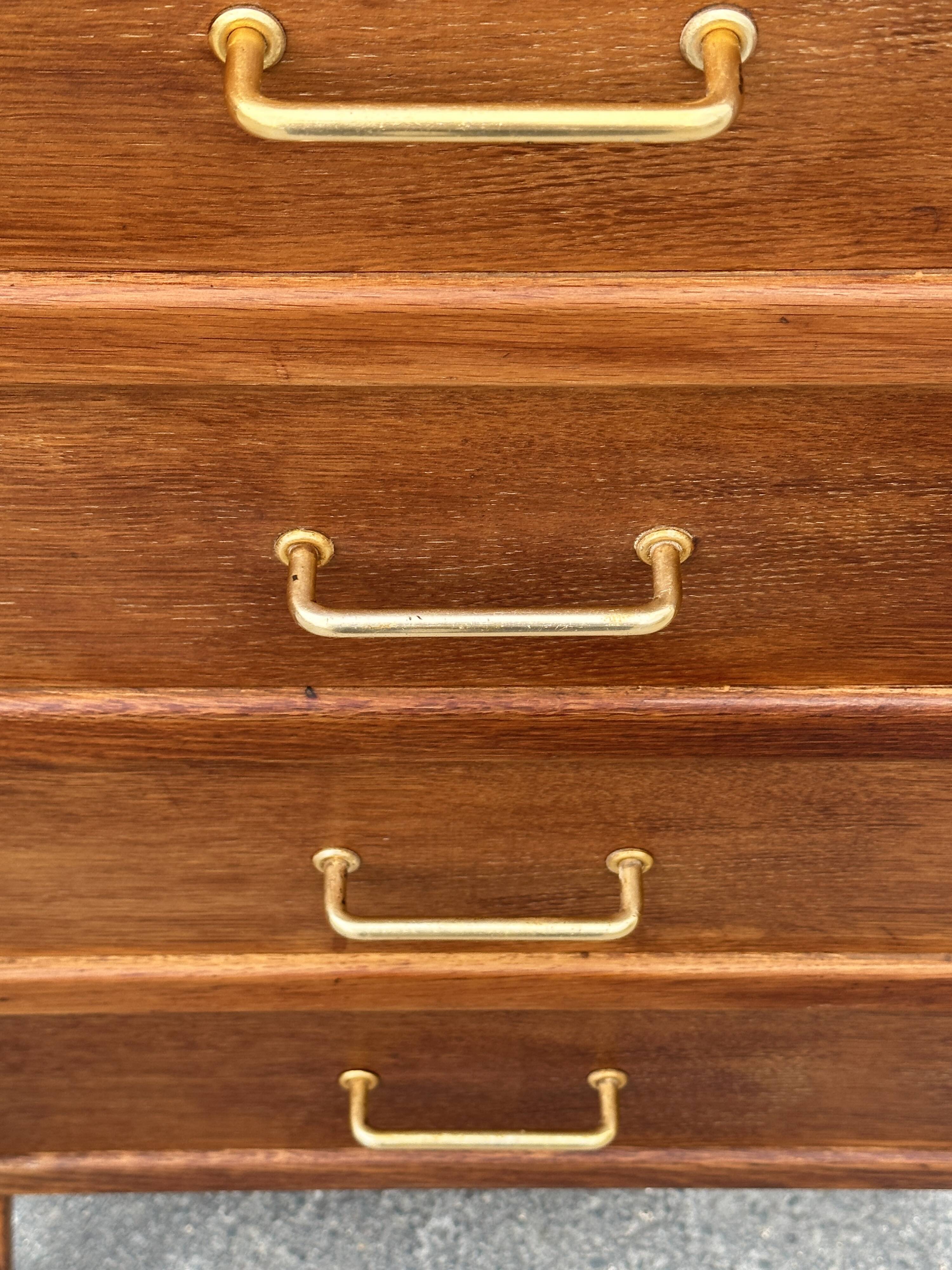 Commode chiffonnier vintage pieds compas design annees 60