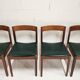 Ensemble de 6 chaises italiennes en palissandre, gessef, 1960