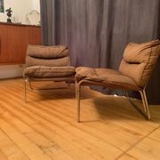 Gillis Lundgren easy chairs, Ikea, Sweden, 1970s