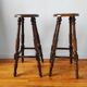 Paire de tabouret de bar vintage
