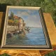Italian Impressionist Oil Painting – Porto di Milano