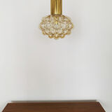 Bubble glass pendant lamp by Helena Tynell for Glashütte Limburg