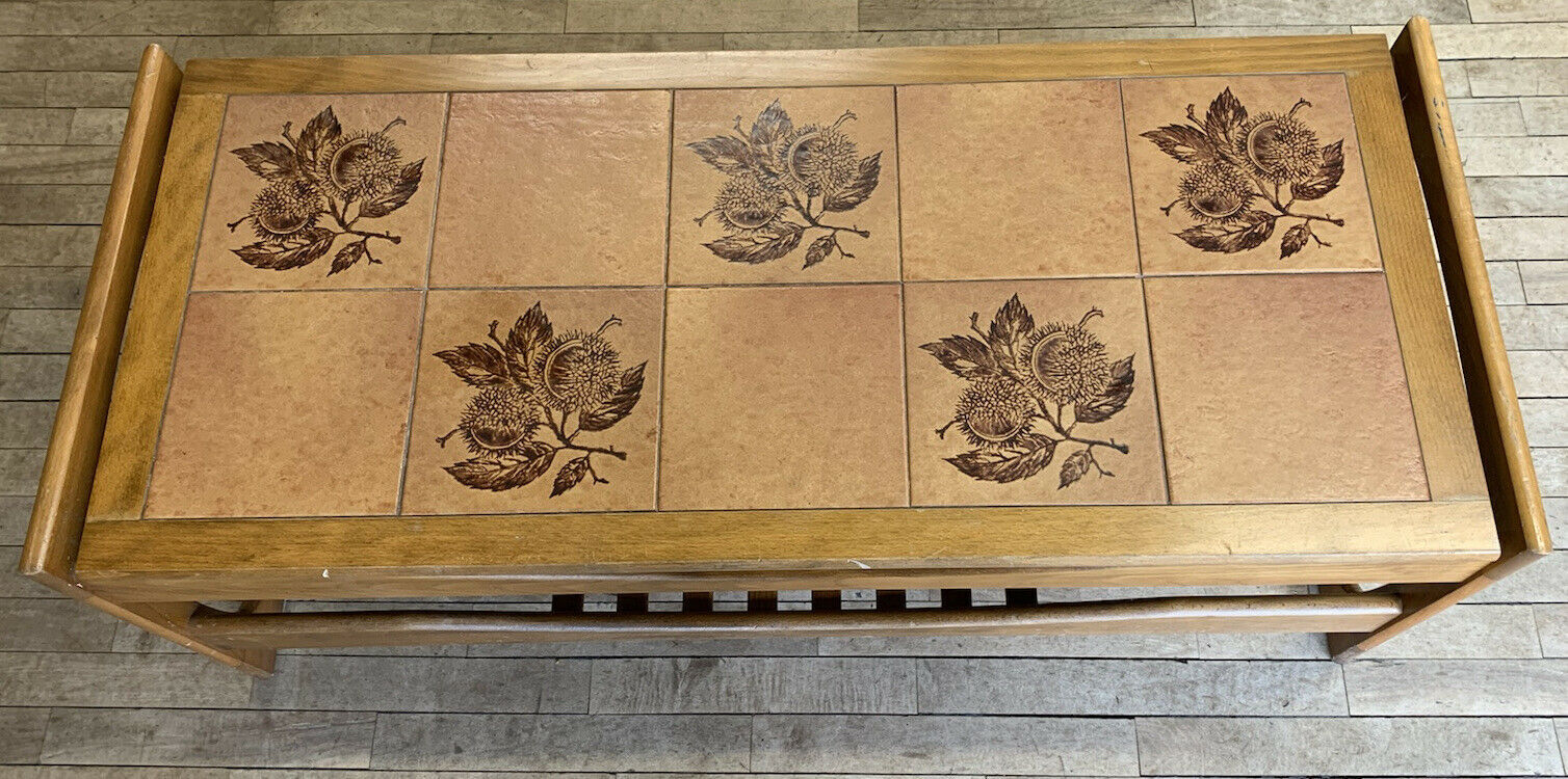 Mid Century Tile Coffee Table