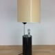 Lampe au lévrier, maison Le Dauphin, verre et céramique