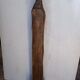 Large stylized sculpture ep 1950/60 carved wood + base