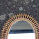 Pair of rattan mirrors attributed to Franco Albini, Italy 1950.
