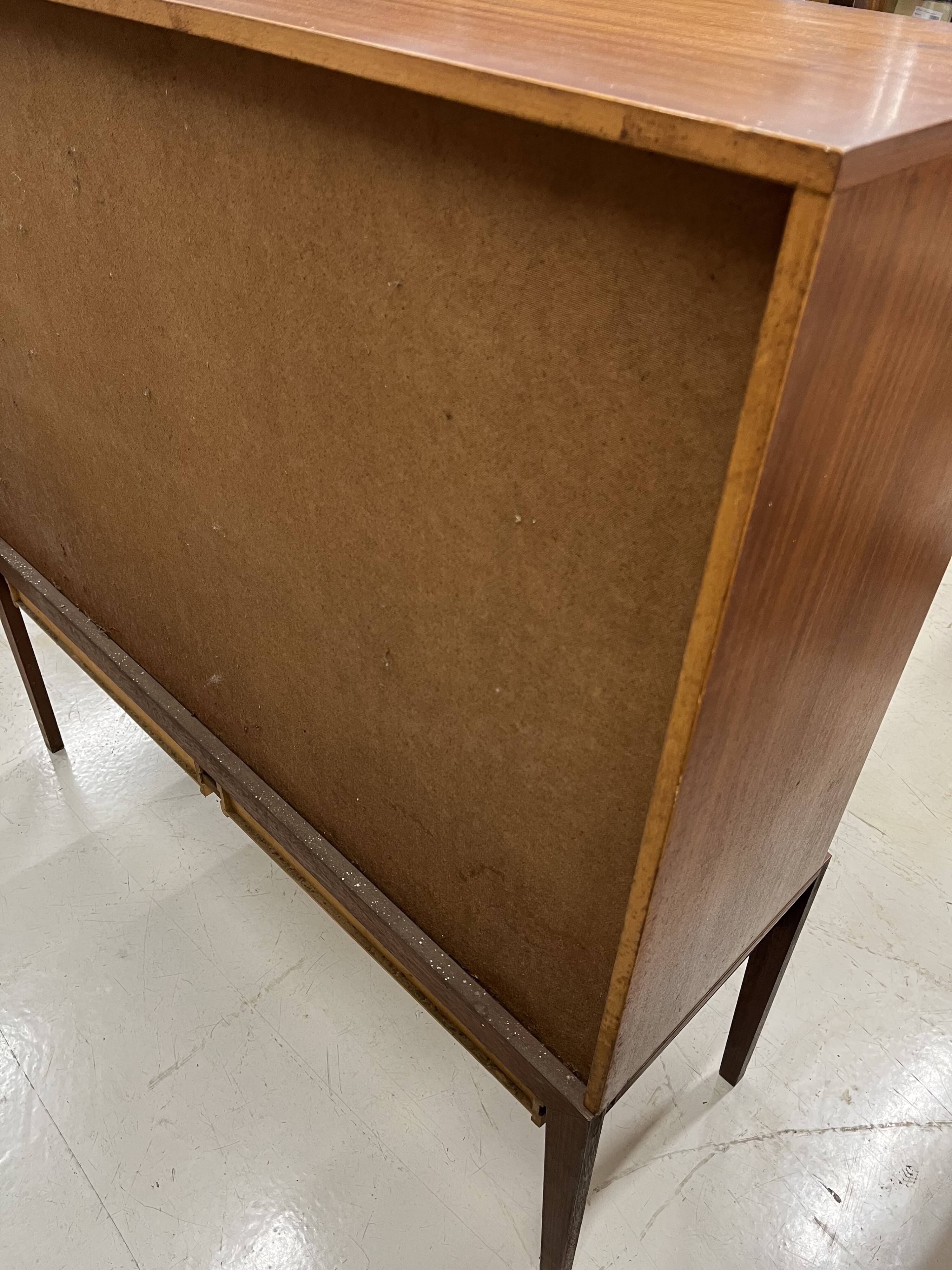 Scandinavian wooden high sideboard – 1960s