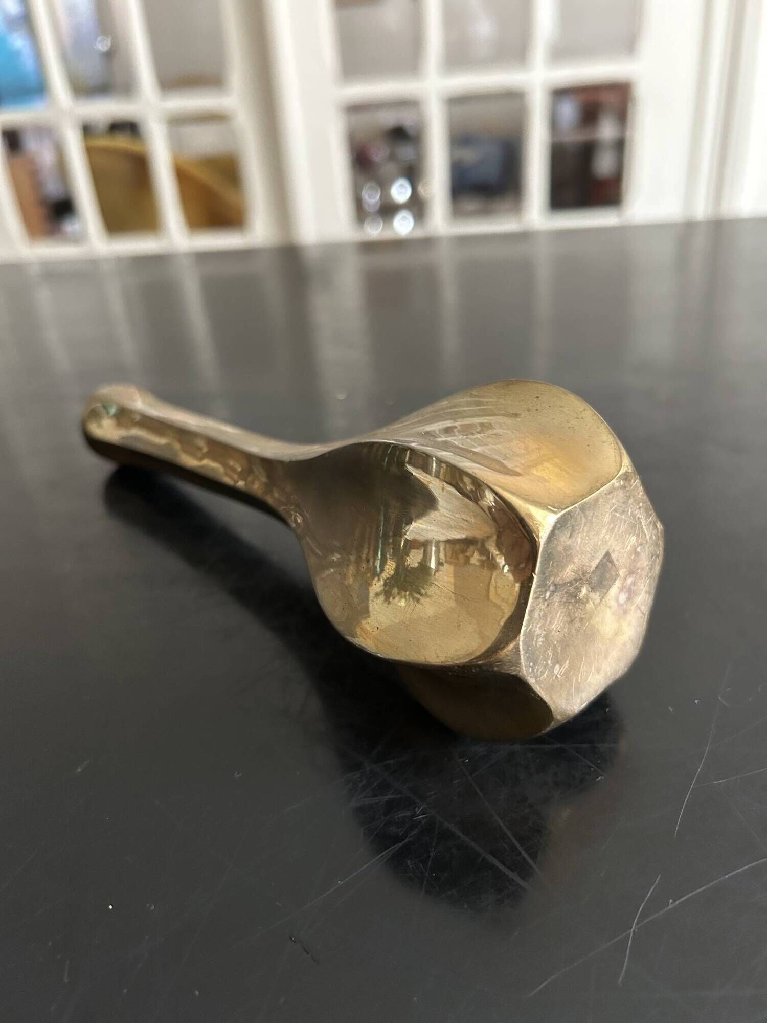 vintage brass vase