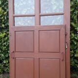 Porte vitrée H186,5xL98,5 de communication moulurée