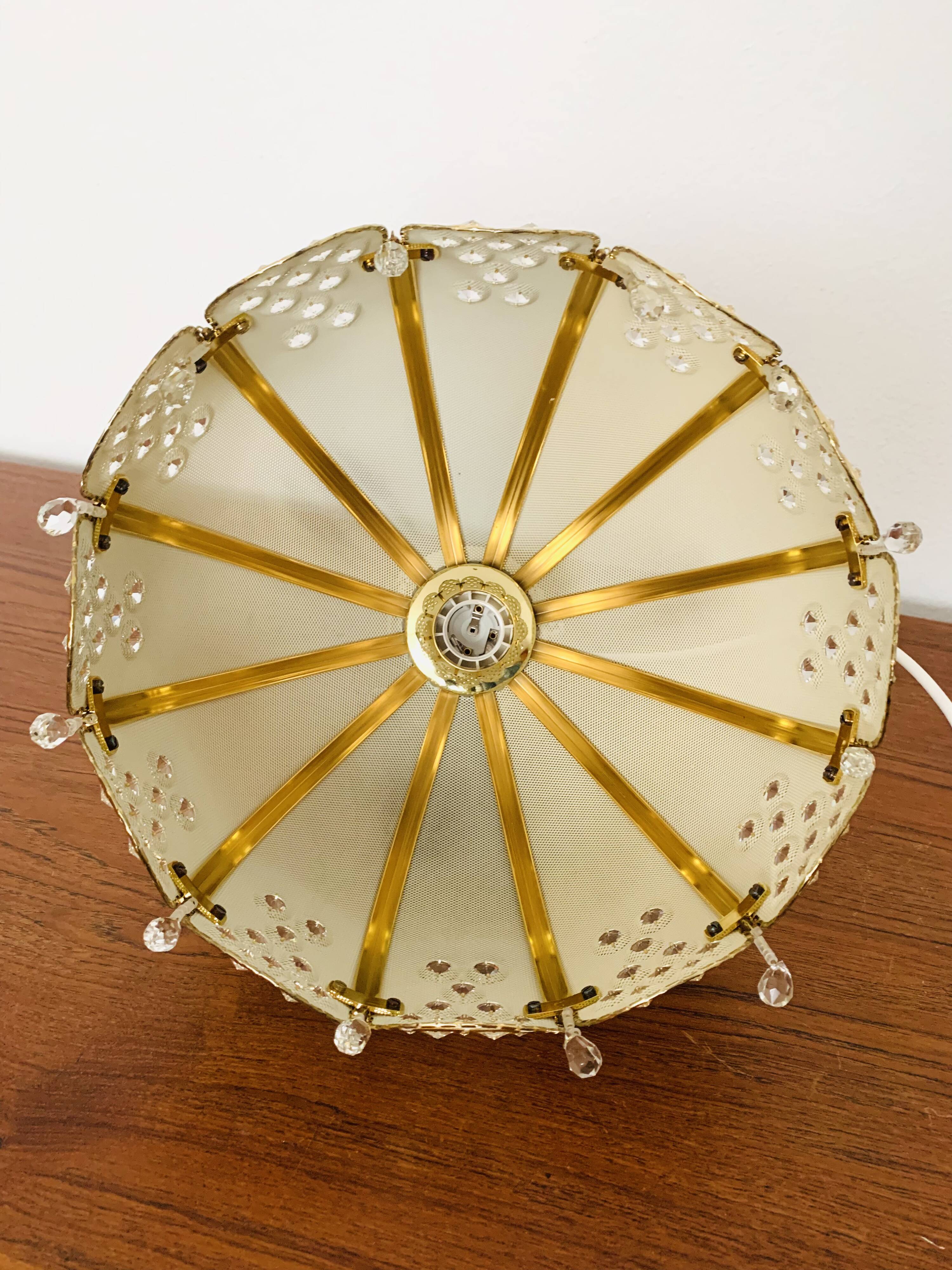 Suspension en verre cristal