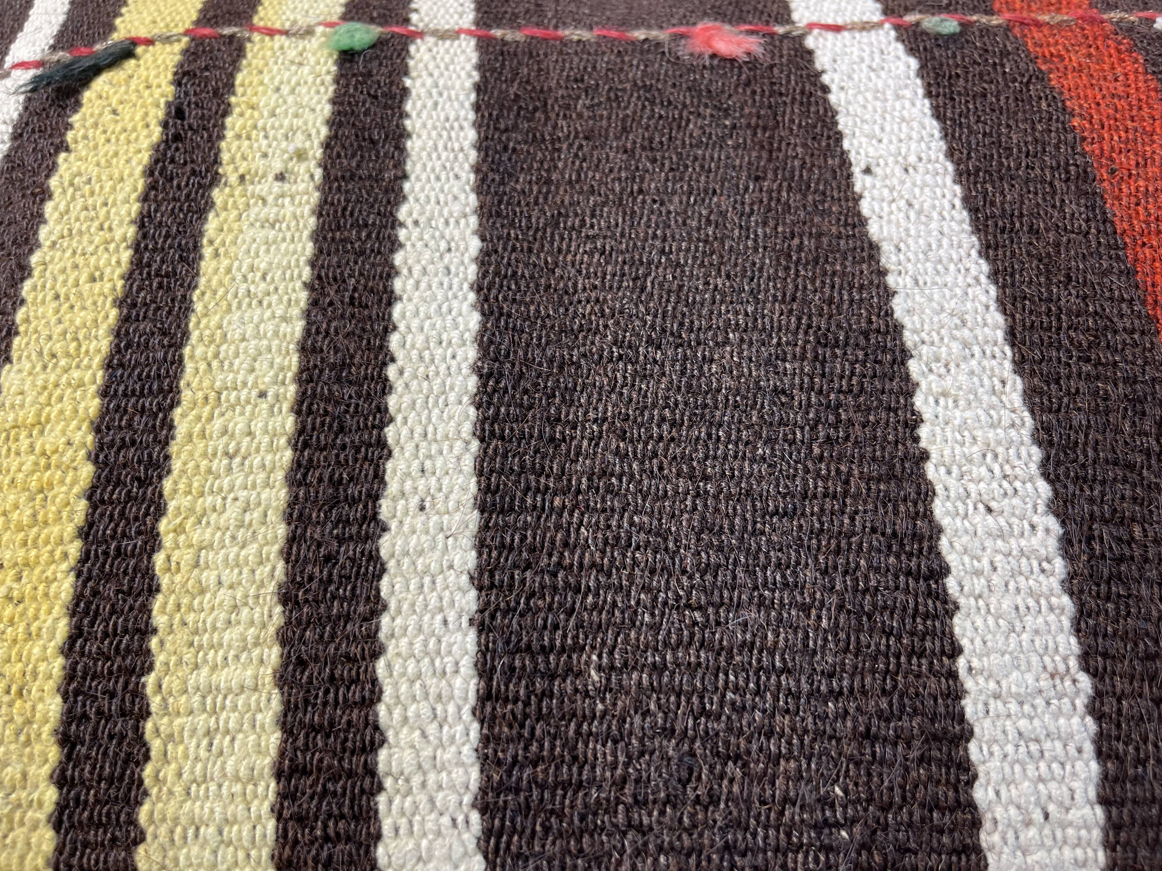 Vintage Turkish Kilim Cushion Cover, 120 x 40 cm