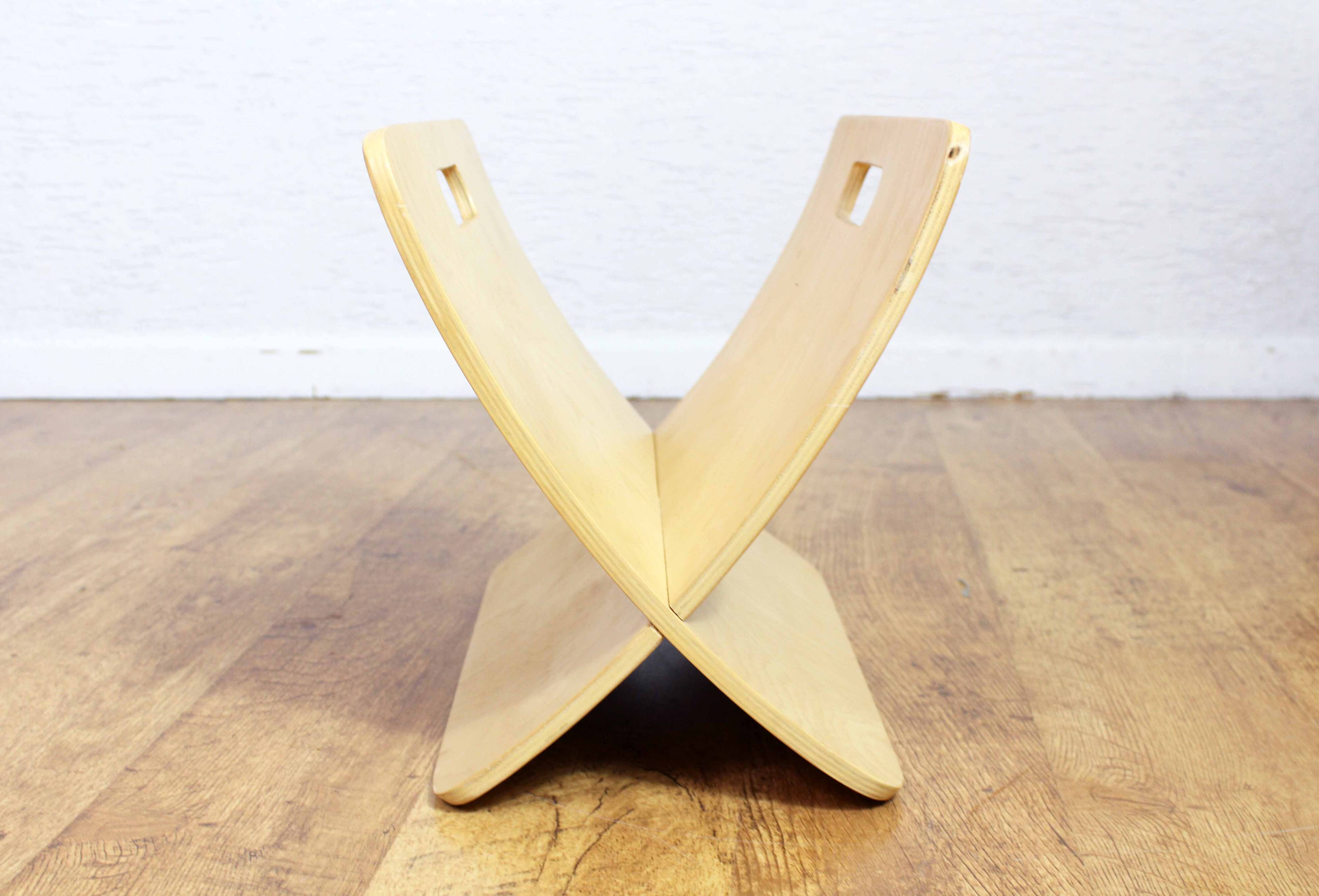 Porte-revues en contreplaqué cintré, 1980