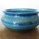 Aldo londi washer for bitossi ceramic " rimini blue " 60s